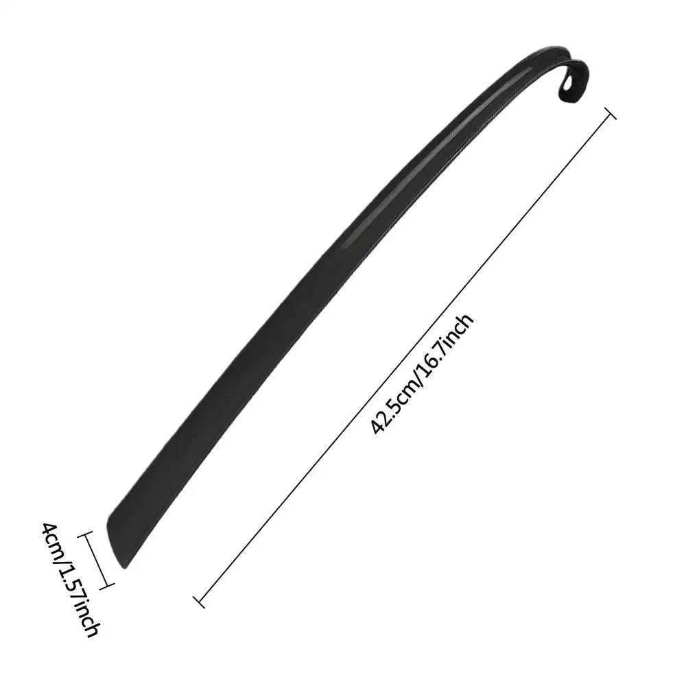 Long Handle Shoe Horn 16.7" – ABS Plastic Shoe Helper for All