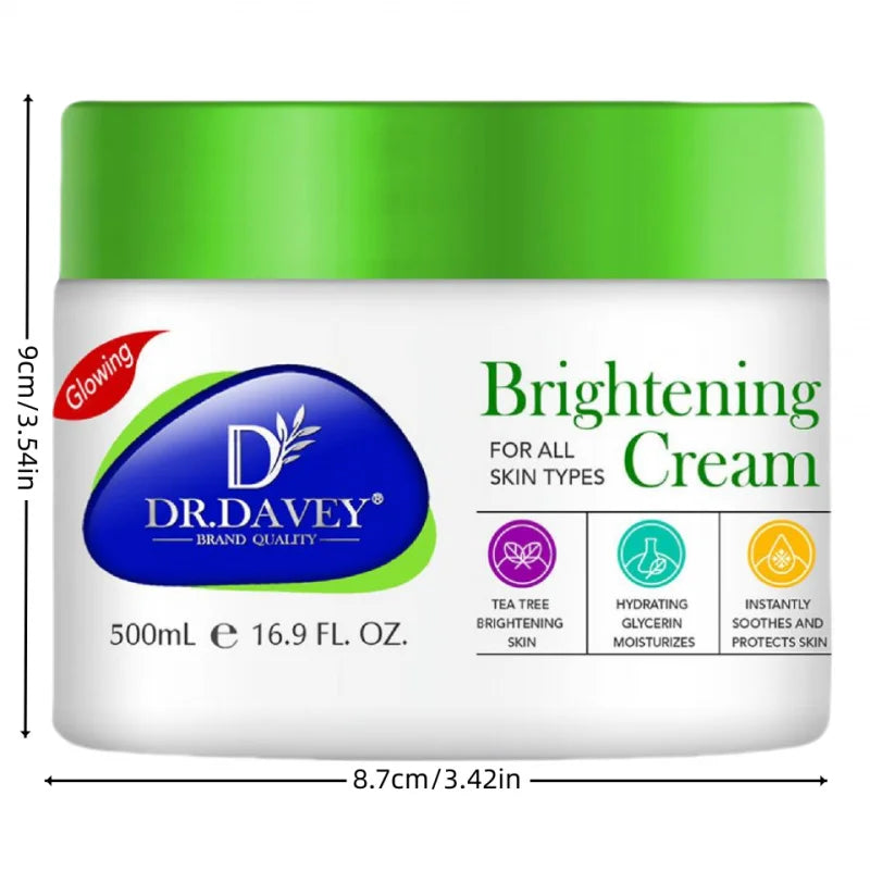 DR.DAVEY Brightening Cream Moisturizing cream Moisturizing face cream can be used for men and women all the year round Peaceful Pleasures Health and Wellness