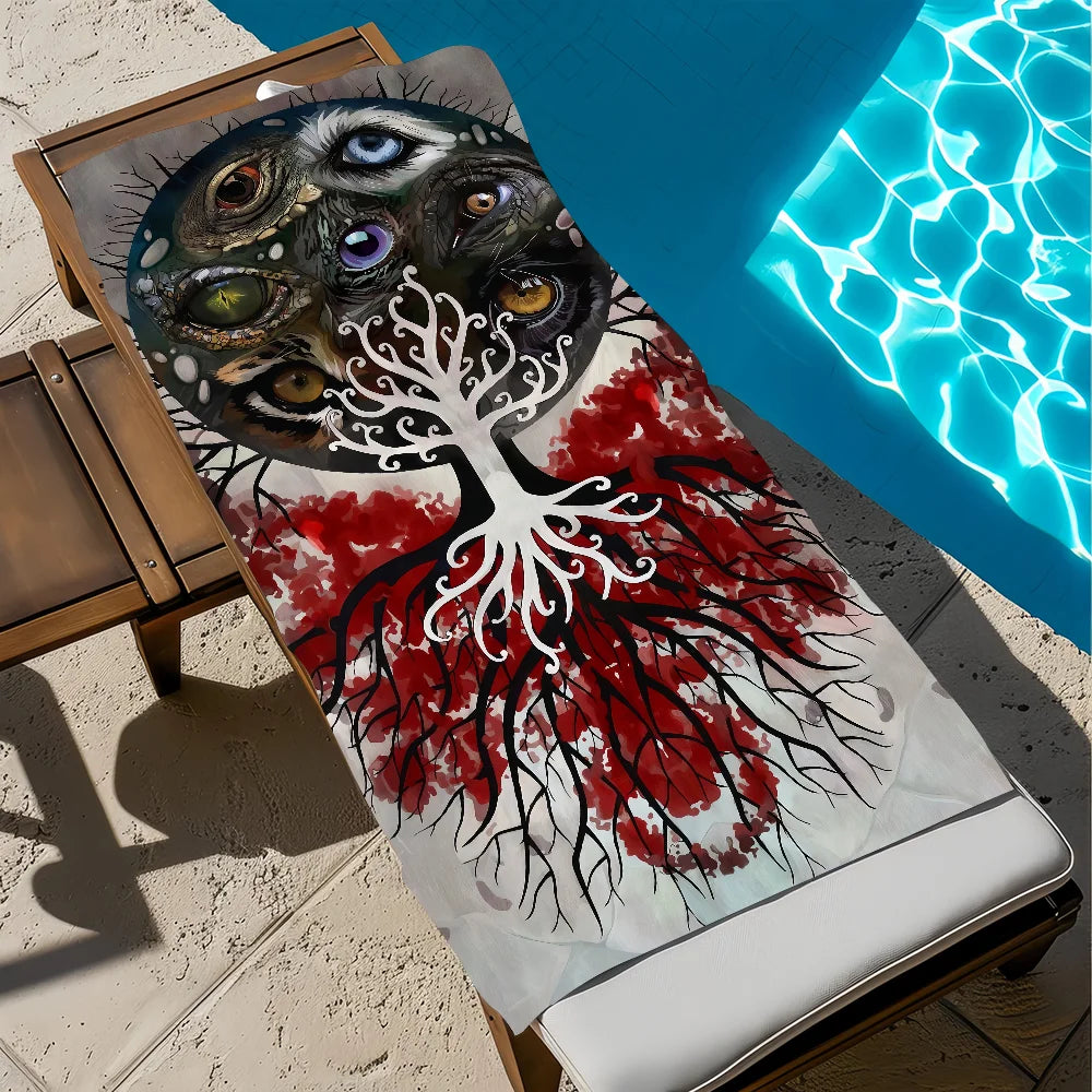 Quick-Dry Microfiber Beach Towel | Pool Travel Gym Camping