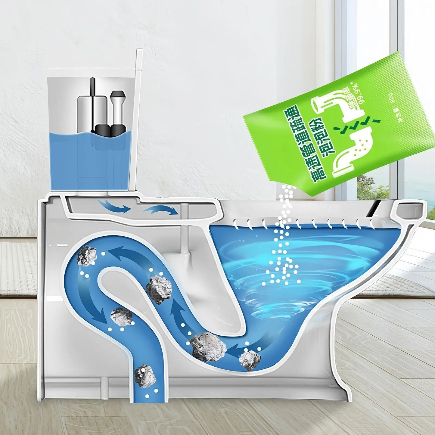 Foaming Drain Cleaner Powder – Fast-Acting Clog Remover