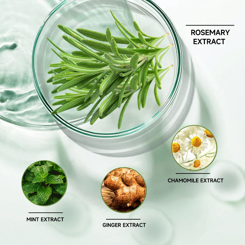 Rosemary Essential Oil Hair Mask & Nourishing Serum – YOUNGCOME