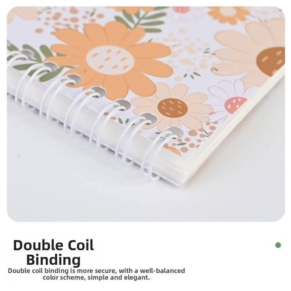 Reusable A5 Size Release Book Stickers Organizer Tape Storage Double-sided Sticker Collecting Album Peaceful Pleasures Health and Wellness