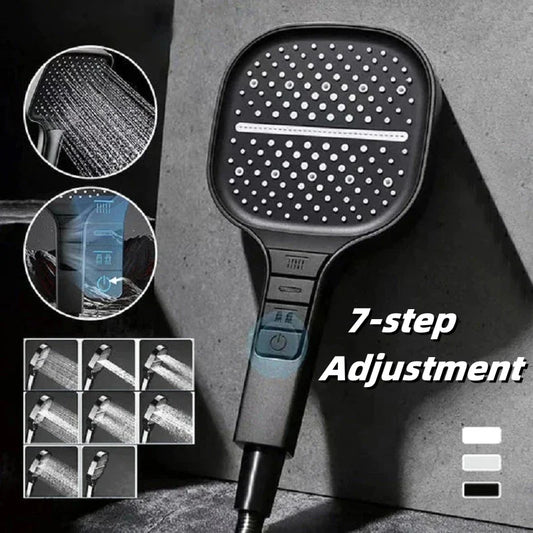 Large 7-Mode Rainfall Shower Head – High Pressure & Water-Saving Rainfall Shower Head Oasis Select