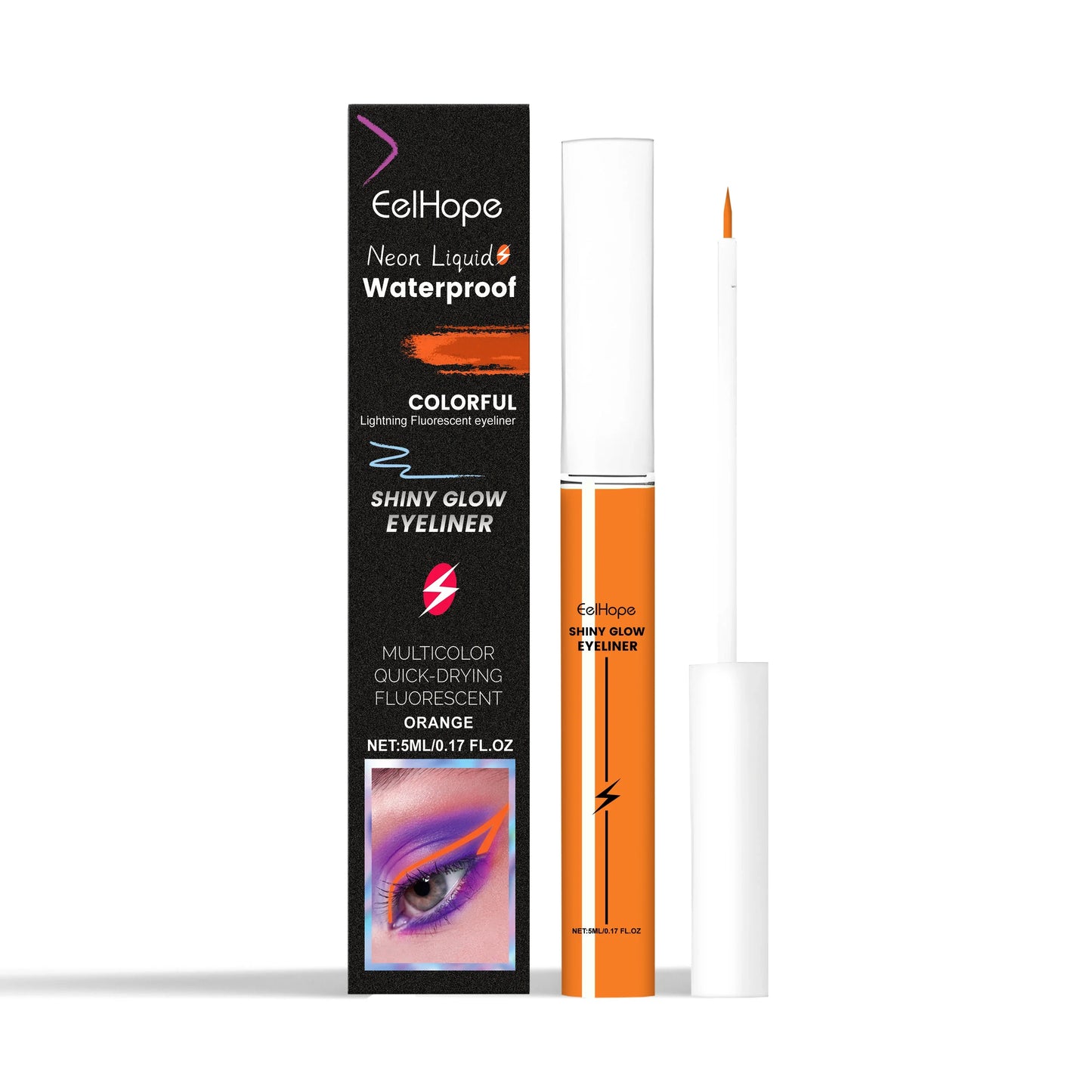 Eyeshadow Palette & Waterproof Eyeliner Set – 8+ Shades