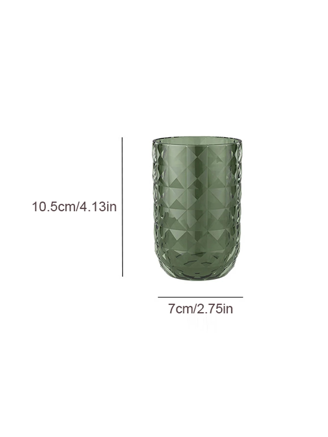 1Pcs Bathroom Cup Toothbrush Holder Stylish Geometric Design Mouthwash cup Perfect for Couples Easy to Clean & Enhances Decor Peaceful Pleasures Health and Wellness