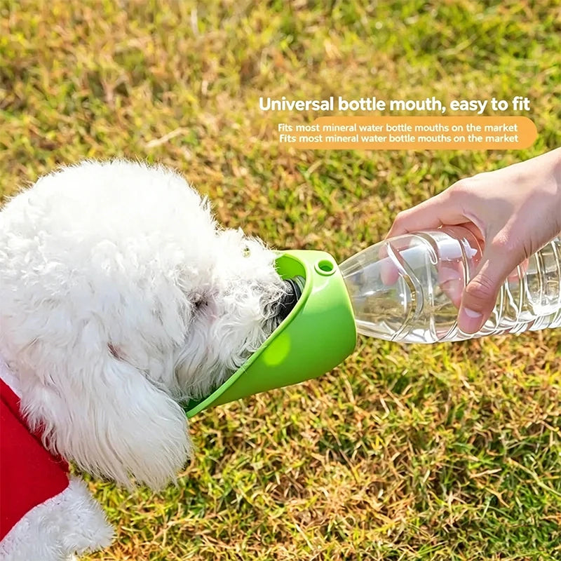 Portable Silicone Pet Water Bottle Outdoor Dog Cat Travel Drinking