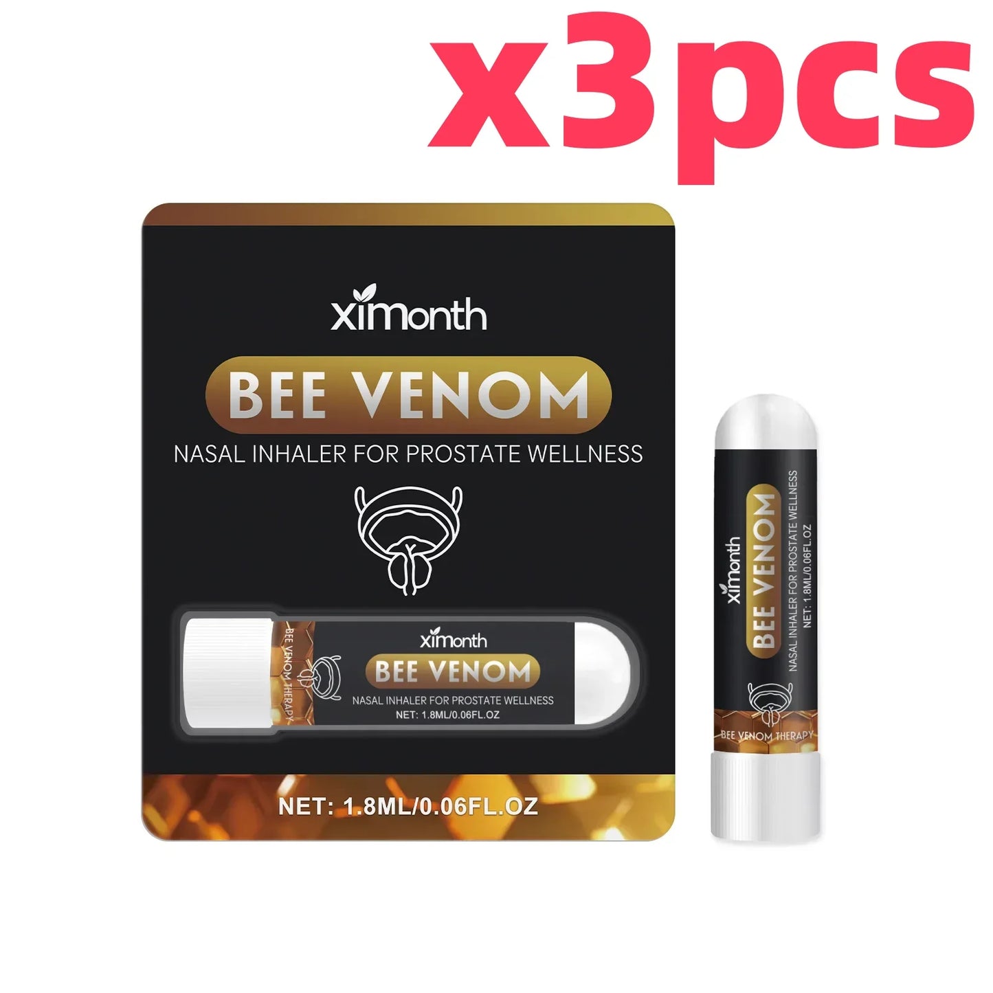 Ximonth Men's Wellness Nasal Inhaler | Natural Plant Formula