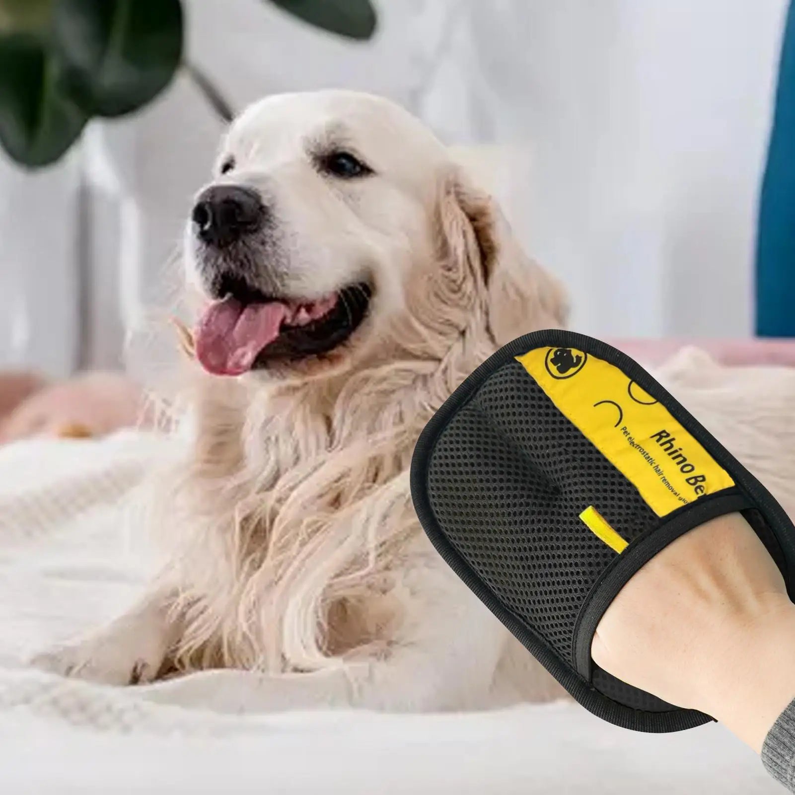 2pcs Pet Hair Removal Glove Double Sided Cat Grooming Gloves Efficient Reusable Shedding Mitt Grooming Brush for cats dogs Peaceful Pleasures Health and Wellness