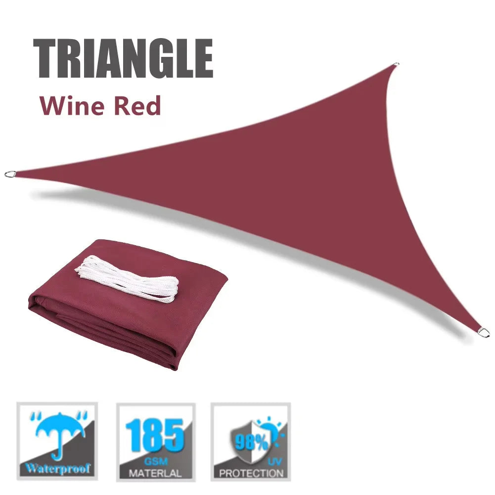 Triangle Sun Shade Sail – 98% UV Block Waterproof Canopy
