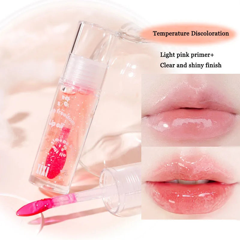 Crystal Glitter Lip Gloss | Color-Changing K-Beauty Glaze