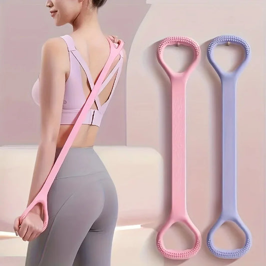 ProFlex 8-Shaped Silicone Yoga Resistance Band | Stretching Yoga Resistance Band Peaceful Pleasures Health and Wellness