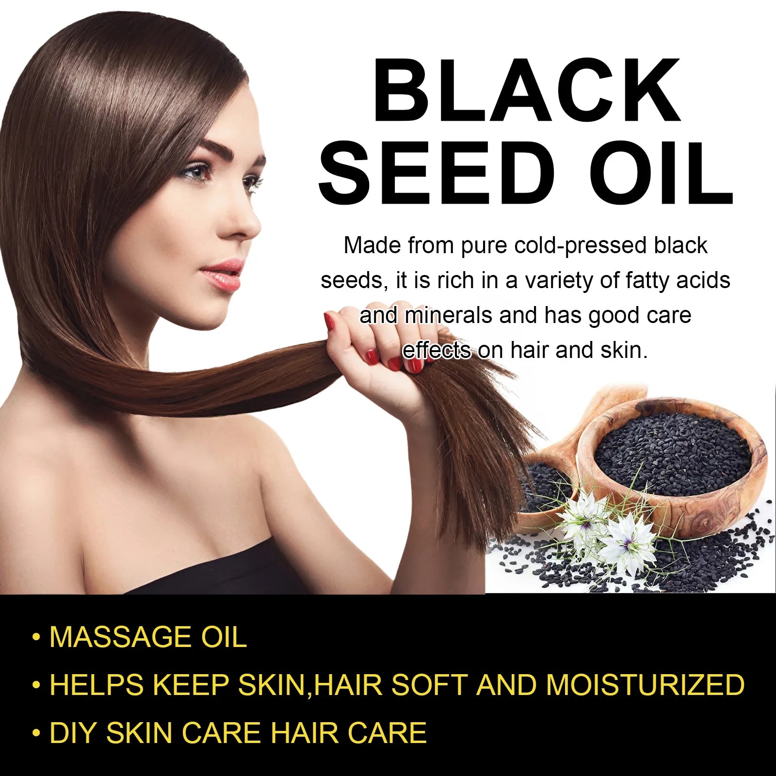 EELHOE Black Seed Oil for Hair Loss Treatment Peaceful Pleasures Health and Wellness