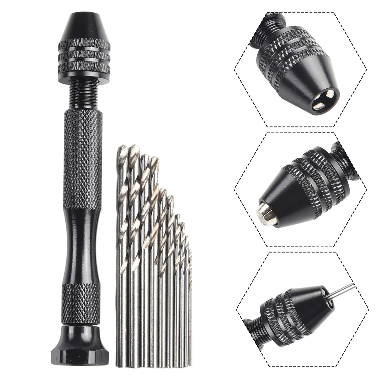 1 0 3- Small Hand Drill Woodworking Drilling Tools Models Hobby DIY
