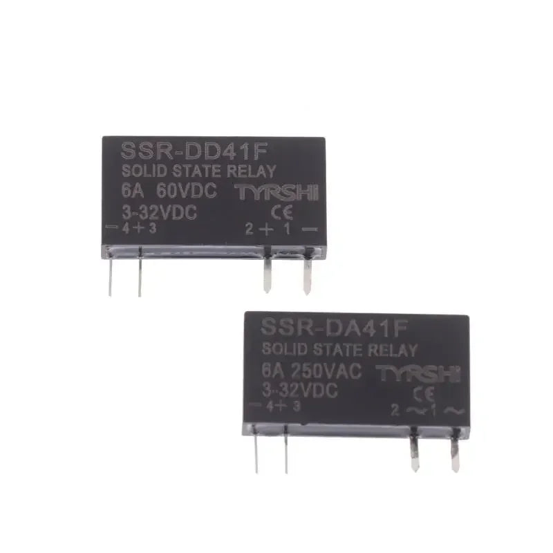 HELTC SSR Solid State Relay 3-32VDC 6A Slim DIN Rail Module