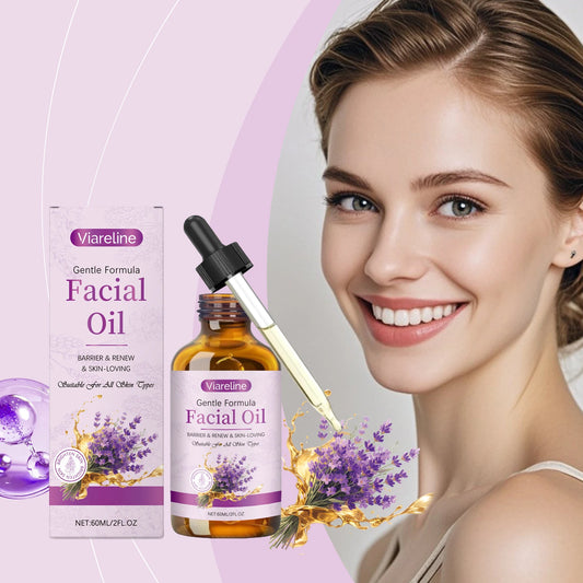 Viareline Lavender Facial Oil – Moisturizing & Radiance Boost Facial Moisturizing Oil Peaceful Pleasures Health and Wellness