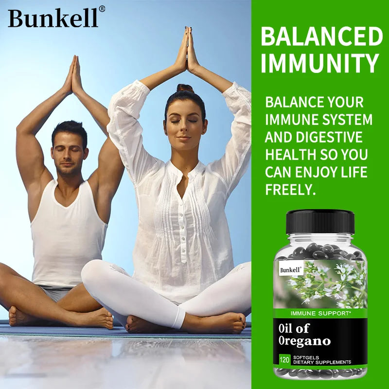 Oregano Oil Capsules - Carvacrol & Thymol, Immune, Digestive & Intestinal Flora Support, Antioxidant, Boosts Blood Circulation Peaceful Pleasures Health and Wellness
