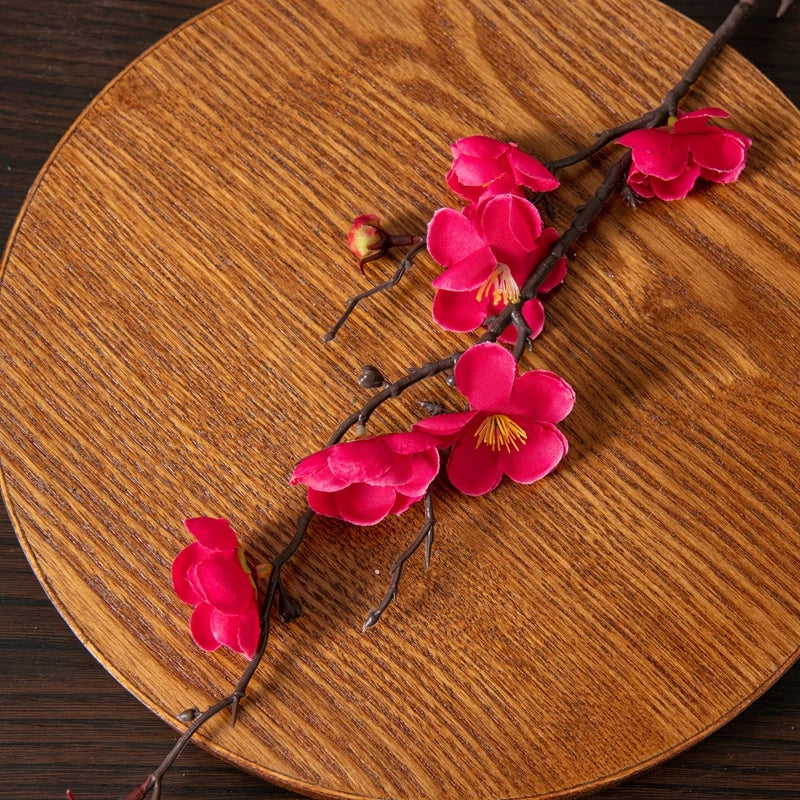 Silk Plum Blossom Artificial Flower Branch | Wedding & Home Decor
