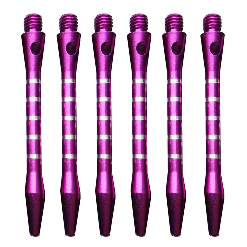 6-Pack Aluminum Dart Shafts 53mm – Metal Dart Rods Set of 6