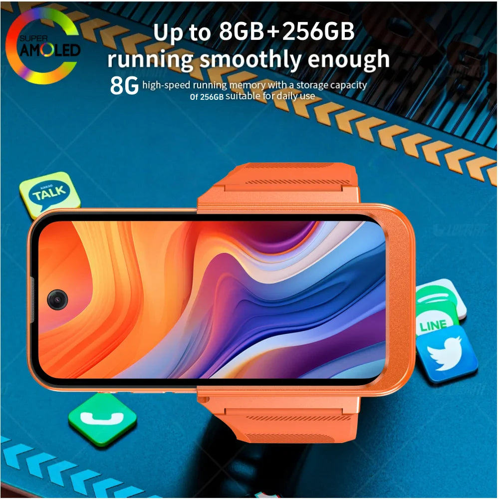 Zestbolt Q333 Android 12 Smart Watch Phone | 4G GPS AMOLED
