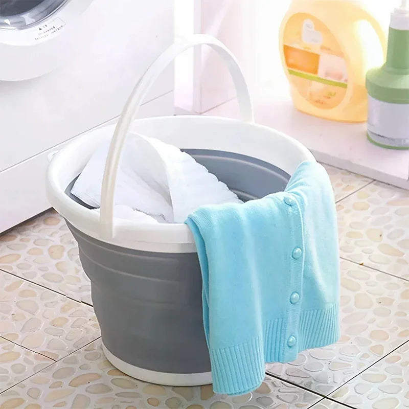 Collapsible Folding Bucket 3/5/10L | Camping, Fishing & Car Wash