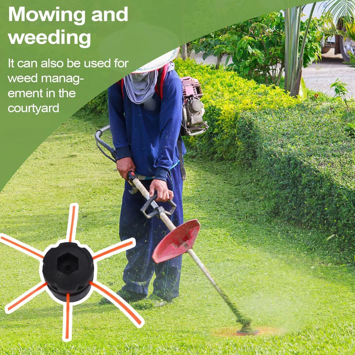 Universal Grass Trimmer Head Replacement – Easy Install