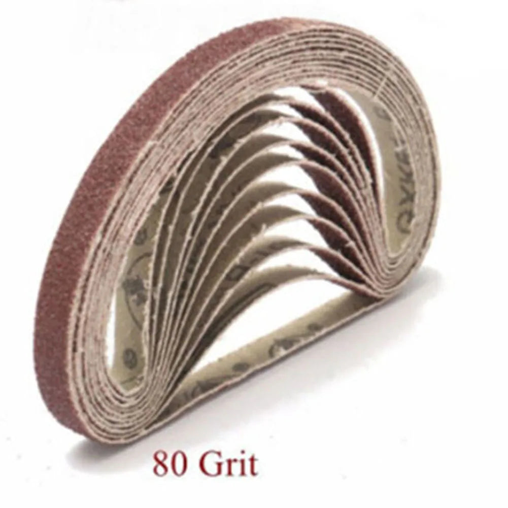 Sanding Belts Power Suit File Sander Abrasive 10x330mm Woodworking