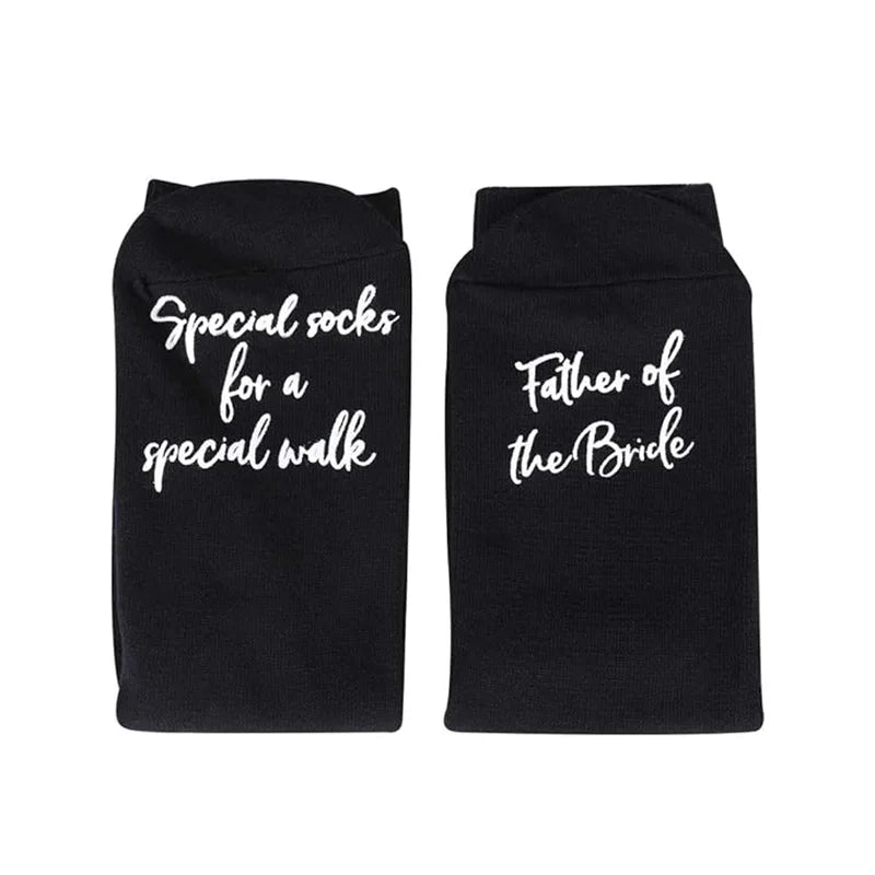 Brother of Bride & Father of Groom Wedding Socks Gift