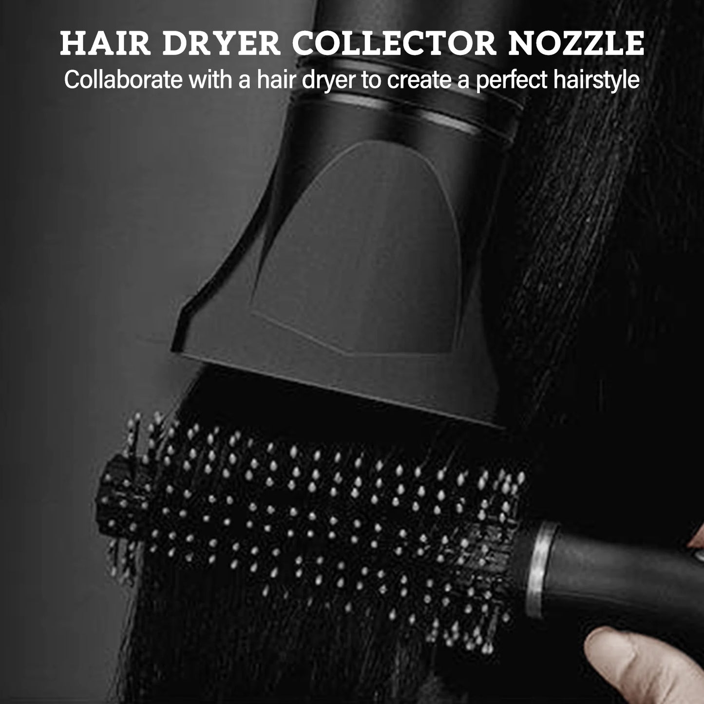 Hair Nozzle Dryer Air Blow Collecting Wind Nozzle Comb Universal Hair Diffuser Dryer Comb Hair Styling Tool For Salon Home Peaceful Pleasures Health and Wellness