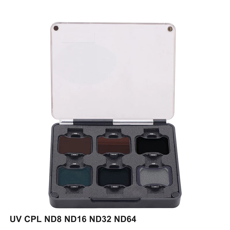 For DJI AVATA 2 Lens Filter ND64PL ND8PL Light Reduction UV CPL LPR STAR MCUV ND8 ND16 ND32 ND64 Filters Accessories Peaceful Pleasures Health and Wellness 6-piece set