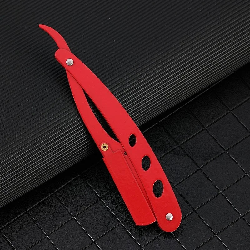 Foldable Straight Razor – Men's Manual Barber Shaving Tool