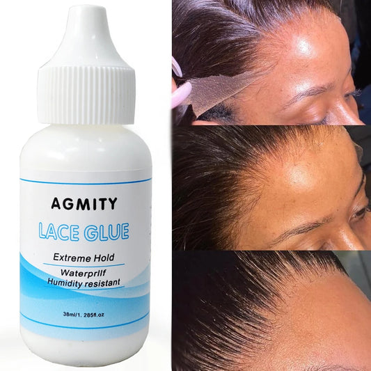 Lace Front Wig Glue Extra Hold Waterproof Bonding Adhesive 38ml Wig Bonding Adhesive Peaceful Pleasures Health and Wellness