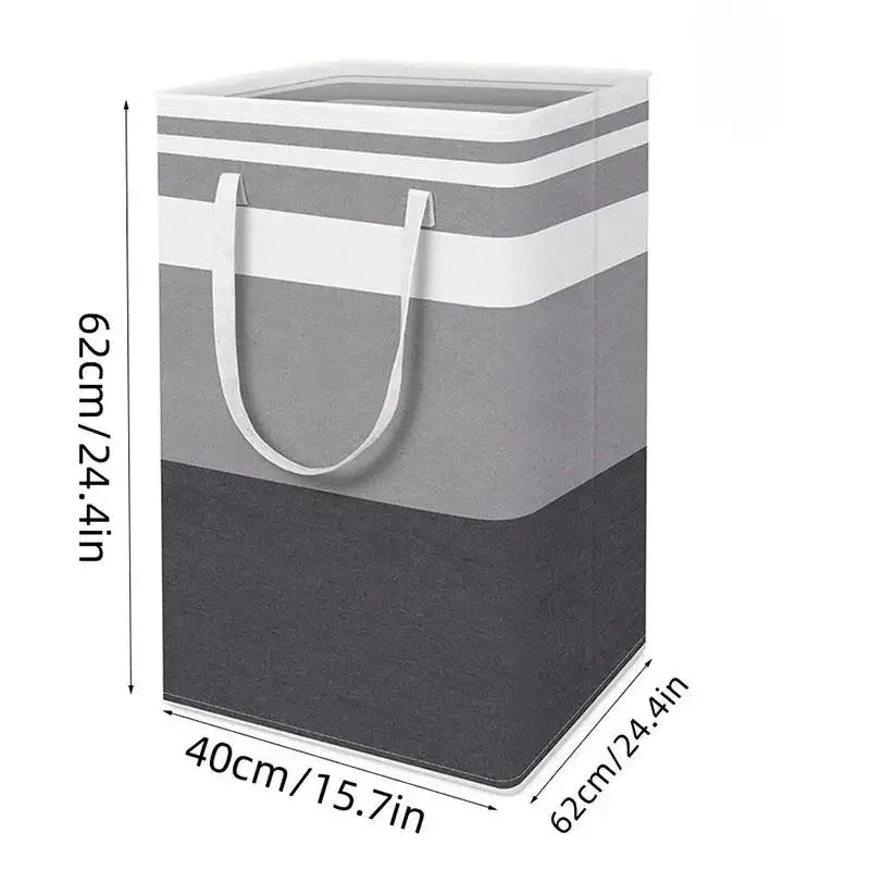 1-piece laundry basket large foldable laundry basket, independent waterproof clothing basket storage basket with easy to carry e Peaceful Pleasures Health and Wellness