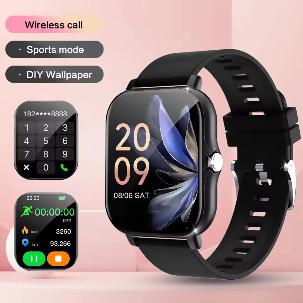 HW12 Smartwatch BT Calling, Health & Sleep Monitor, 1.83" HD