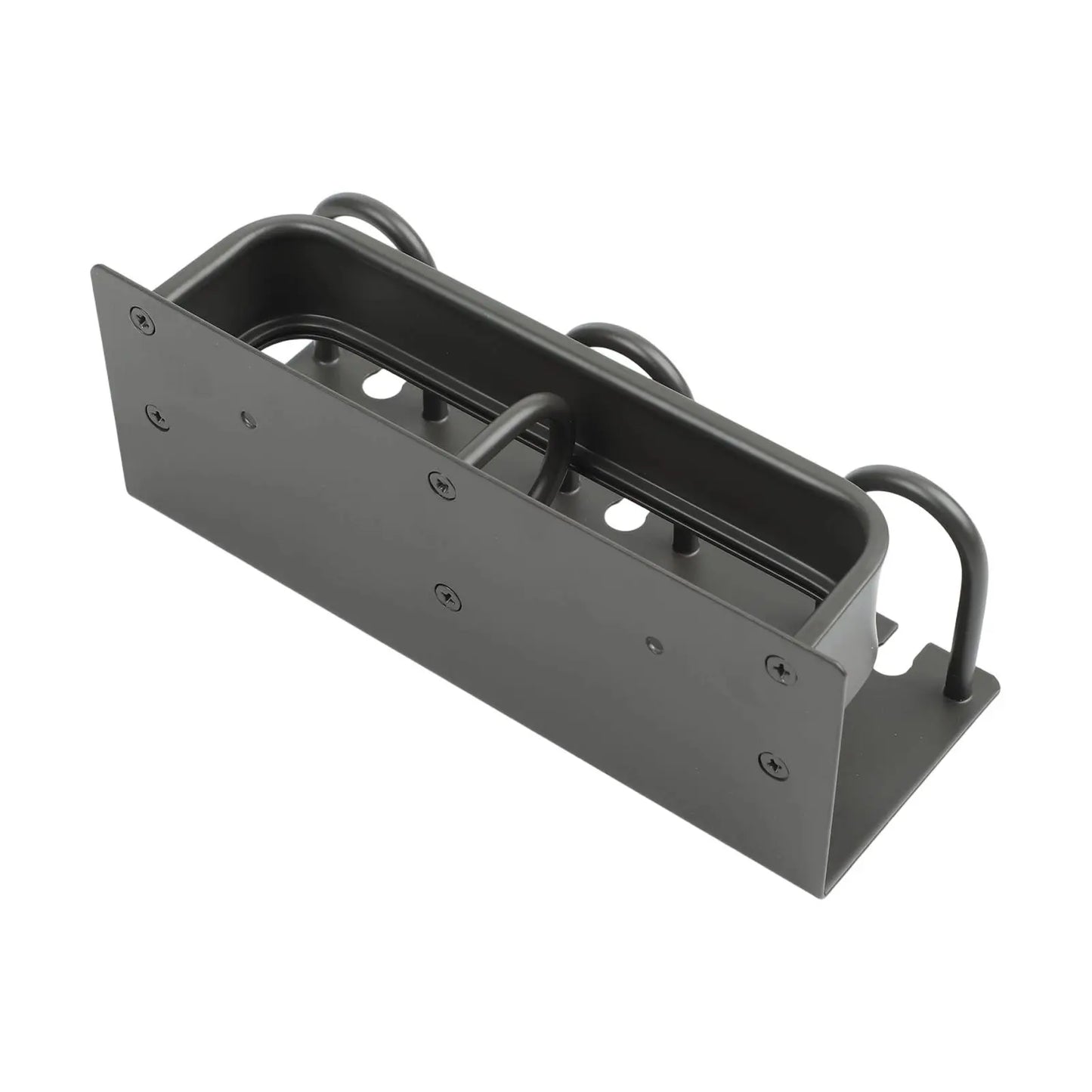 Wall Mounted Aluminum Toothbrush Holder – 3 Slot Organizer