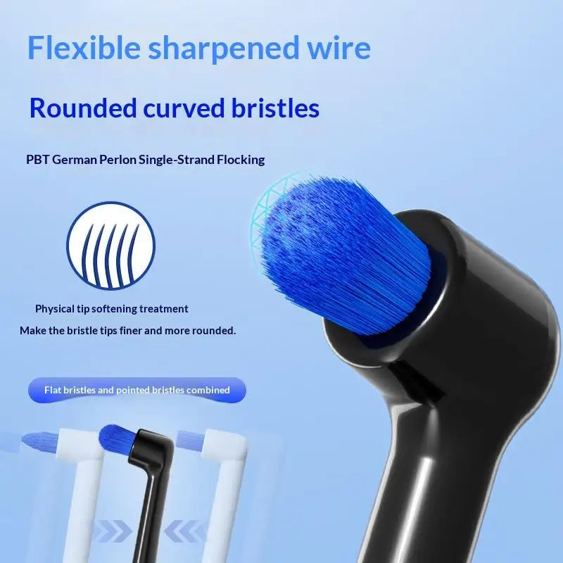Small Head Single Bundle Interdental Brush Teeth Cleaning Toothbrush Deep Oral Cleaning Soft Bristle Colorful Small Head Brush Peaceful Pleasures Health and Wellness