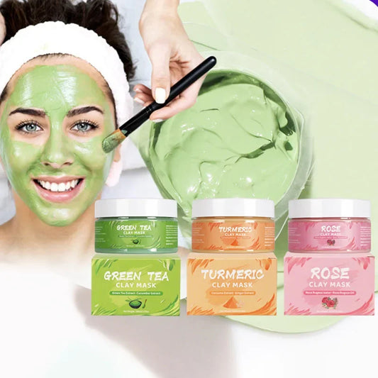LAIKOU Turmeric Rose Avocado Clay Mud Face Mask | Moisturizing Clay Mud Face Mask Oasis Select