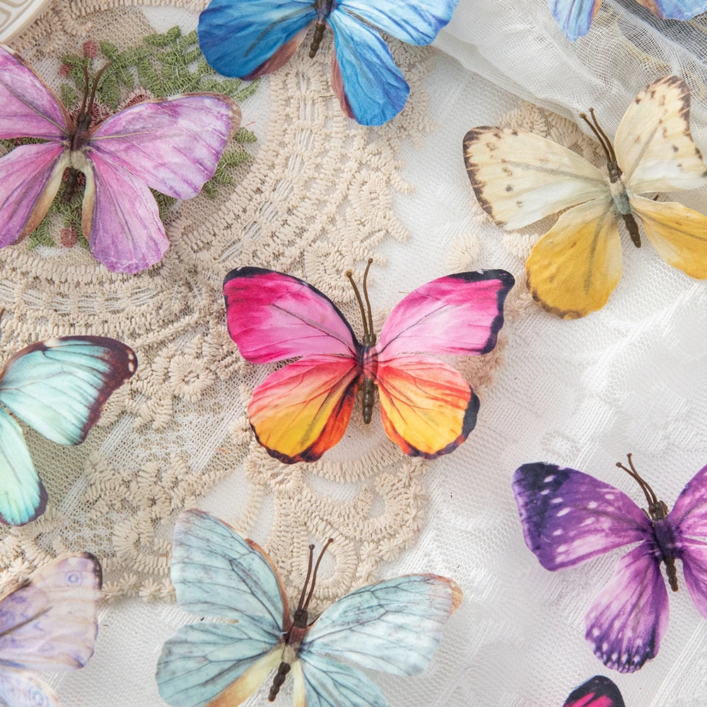 Artificial Fluorescent Butterfly Decorations 20/40 PCS – DIY