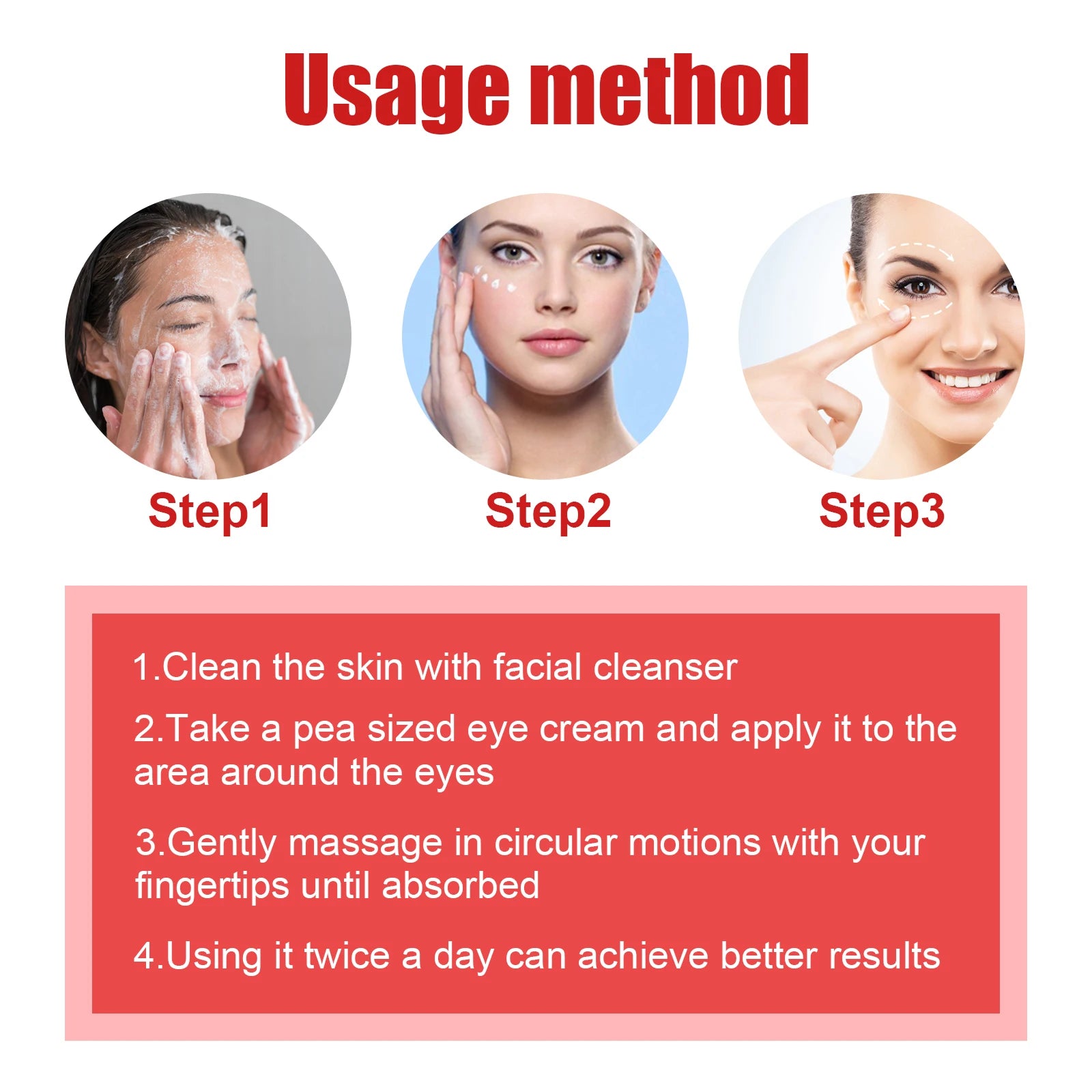 Peptide Repair Lifting Eye Cream Removal Eyes Bags Firming Relieve Eye Fatigue Eliminate Edema Brighten Fade Dark Circles Serum Peaceful Pleasures Health and Wellness