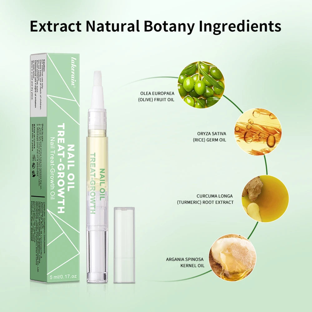 3 Counts Nail Growth Oil For Strength and Moisture Organic Nail Care Blend Nourishing Oil Nail Care Nail Art Brotherpen Cosmetic Peaceful Pleasures Health and Wellness