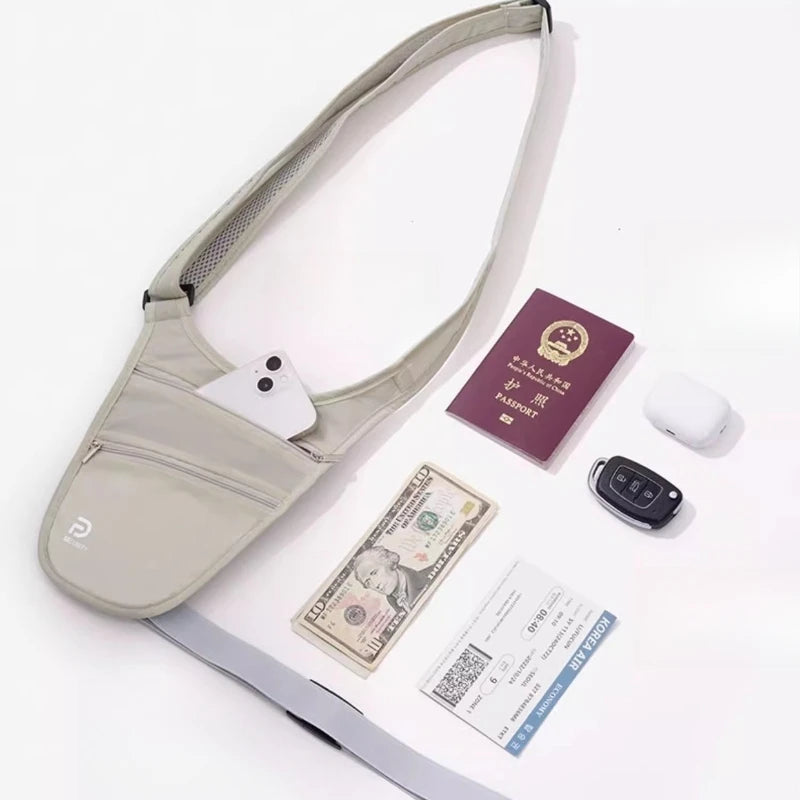Travel Anti-Theft Hidden Waist Bag – Passport & Phone