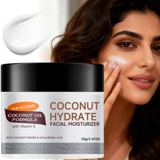 YOUNGCOME Coconut & Vitamin E Face Cream | Deep Hydration Face Moisturizer Cream Oasis Select