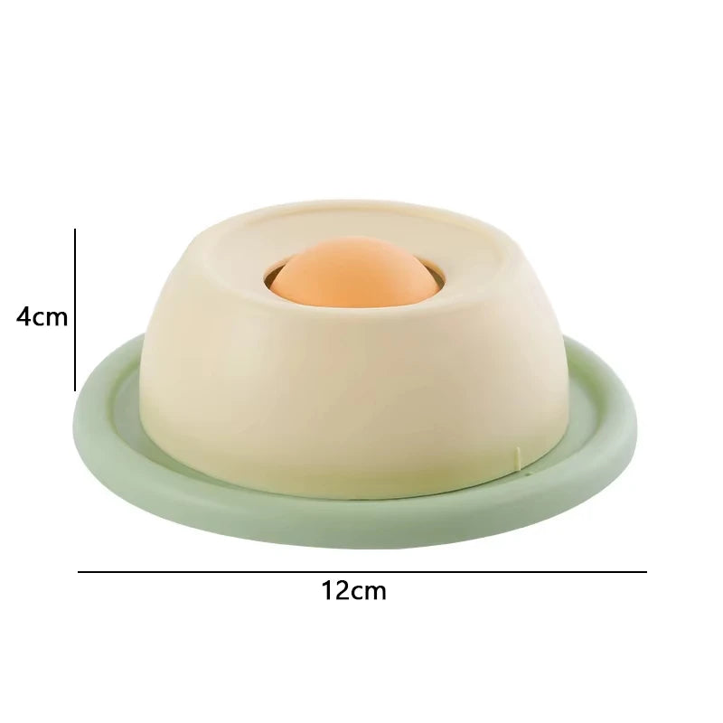Cat Lick Mat Slow Feeder Interactive Puzzle Toy Anti Vomiting Boredom Relief Grooming Licking Pad for Anxious Cats Peaceful Pleasures Health and Wellness Yellow