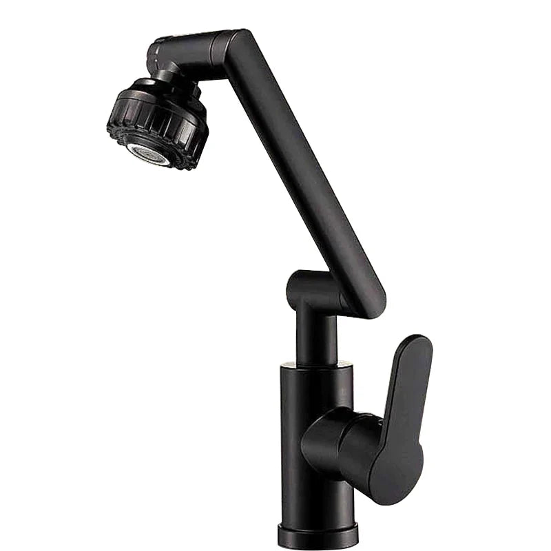 Rotating Dual-Mode Kitchen & Bathroom Faucet – Hot & Cold
