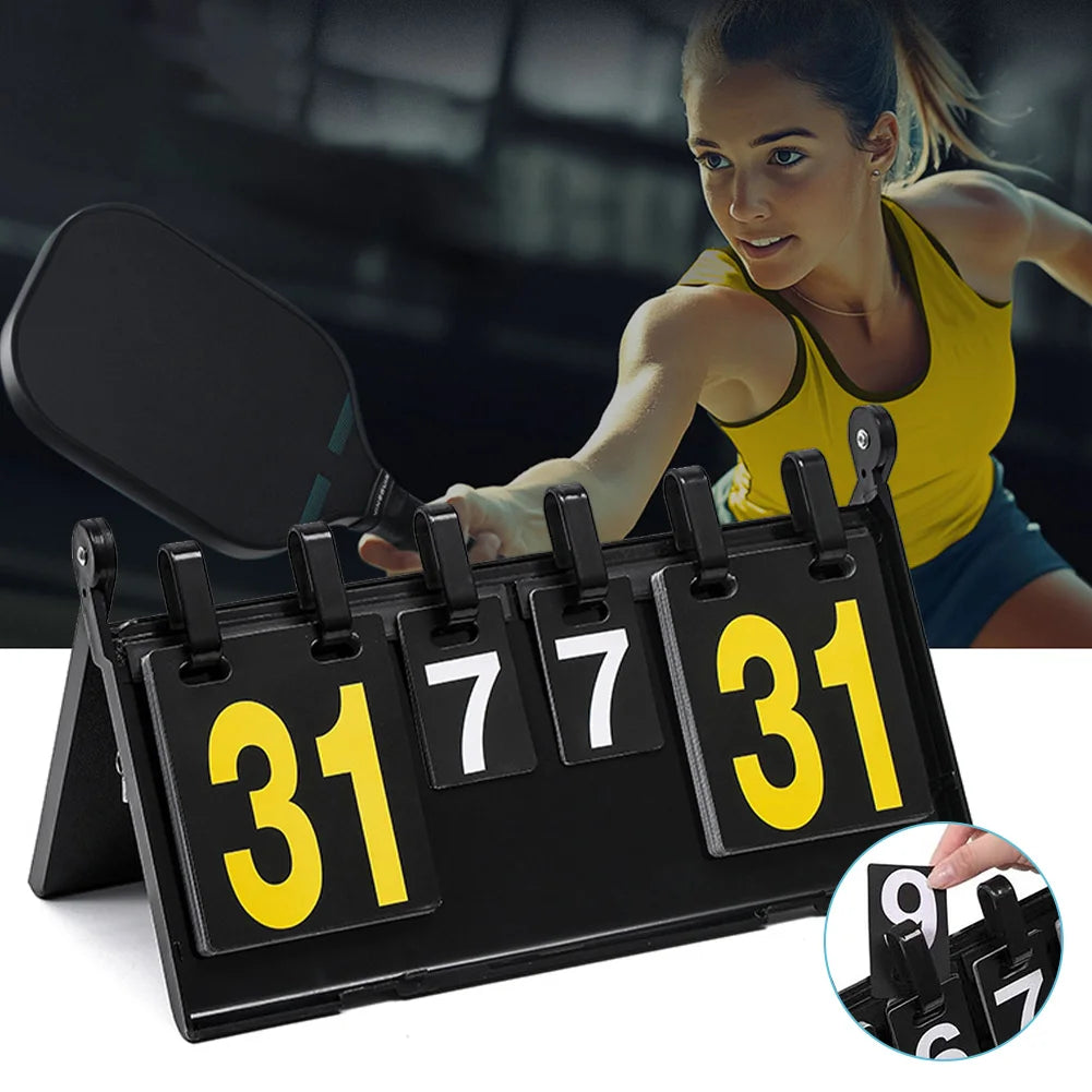 Portable Manual Flip Scoreboard – Basketball, Tennis, Volleyball Manual Flip Scoreboard Peaceful Pleasures Health and Wellness