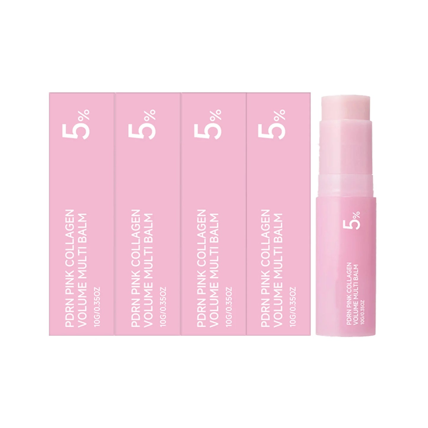 Volume Multi balm Nourishing Smoothing Dry Skin Fade Fine Lines Improve Dullness Brightening Plumping Face & Neck Skincare Stick Peaceful Pleasures Health and Wellness 4 x 10g Boxed