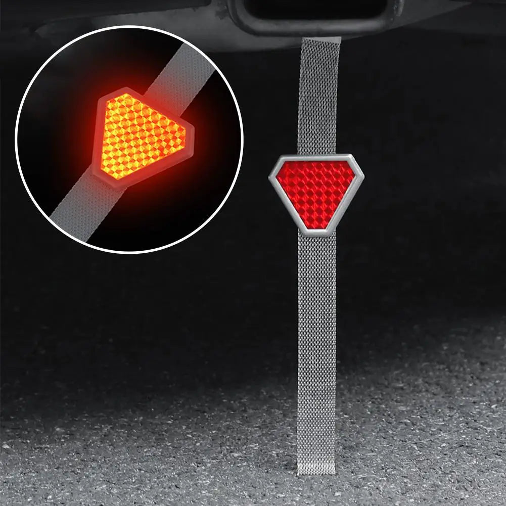 Car Static Eliminator Static strip With Small Triangular Reflective Metal Strip Car Anti-static Grounding Strip Peaceful Pleasures Health and Wellness