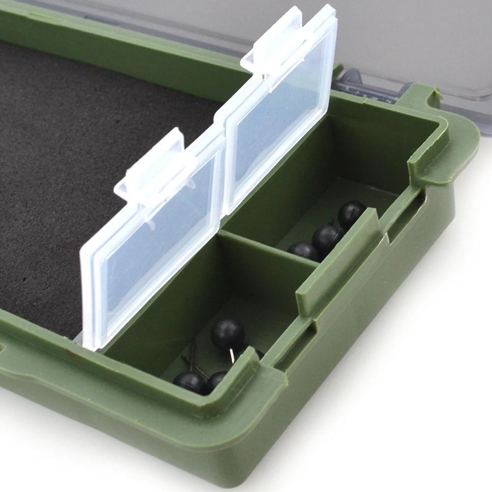 Hirisi Carp Fishing Tackle Storage Wallet, Rig Organizer Box with Stiff Hair Rig Board & Pins for Carp Rig Accessories Peaceful Pleasures Health and Wellness