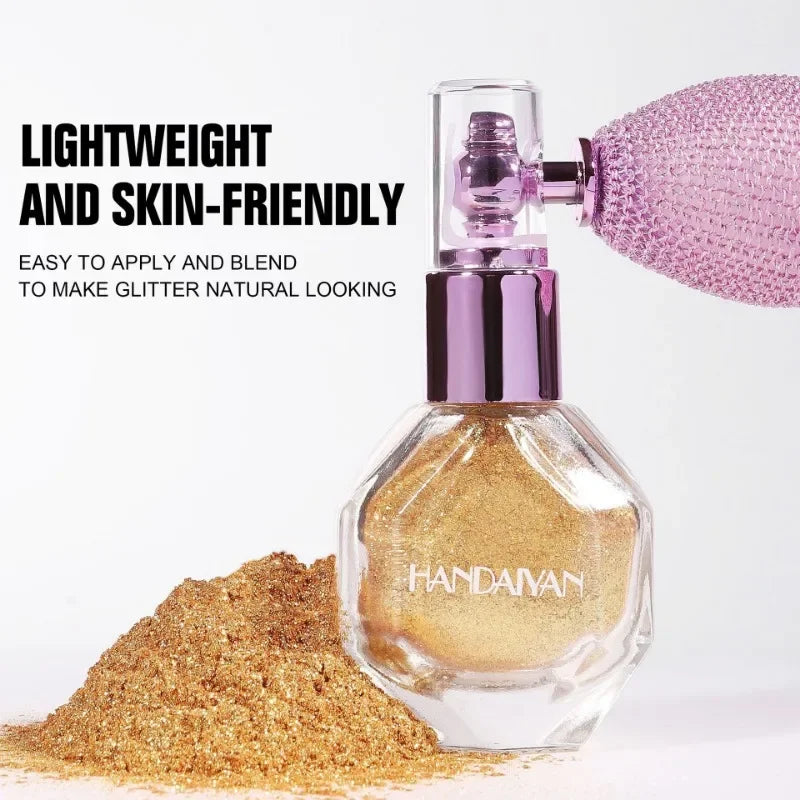 Diamond Highlighter Powder Spray | Glitter Face & Body Illuminator