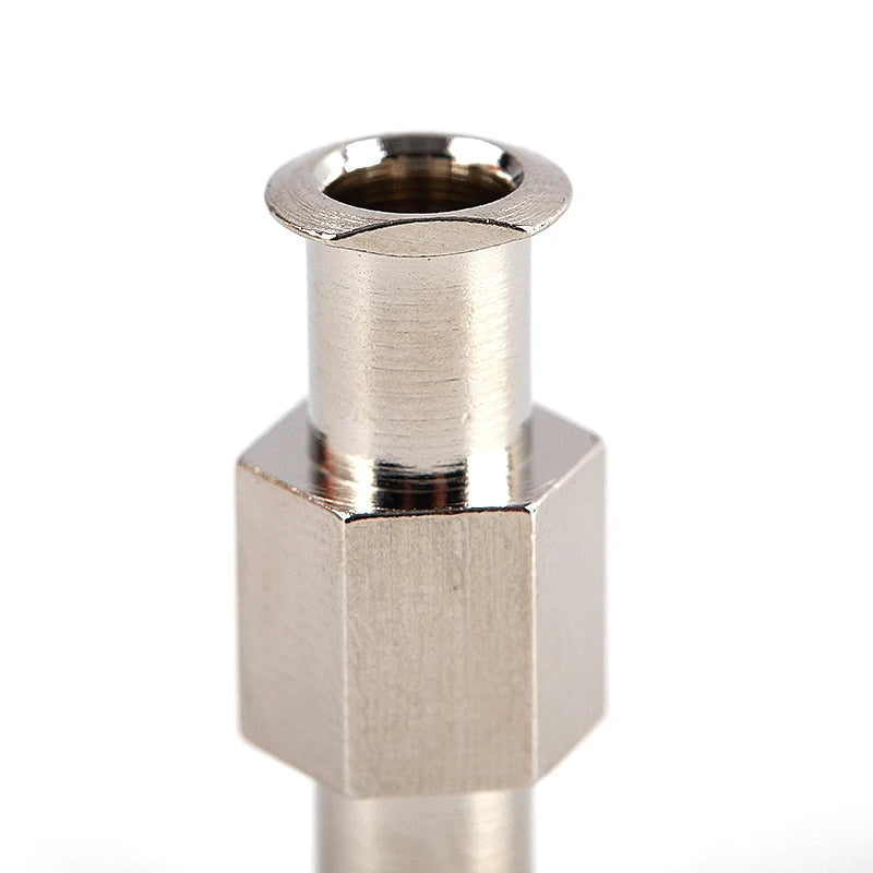 Metal Female-to-Female Luer Lock Coupler | Double Joint Adapter