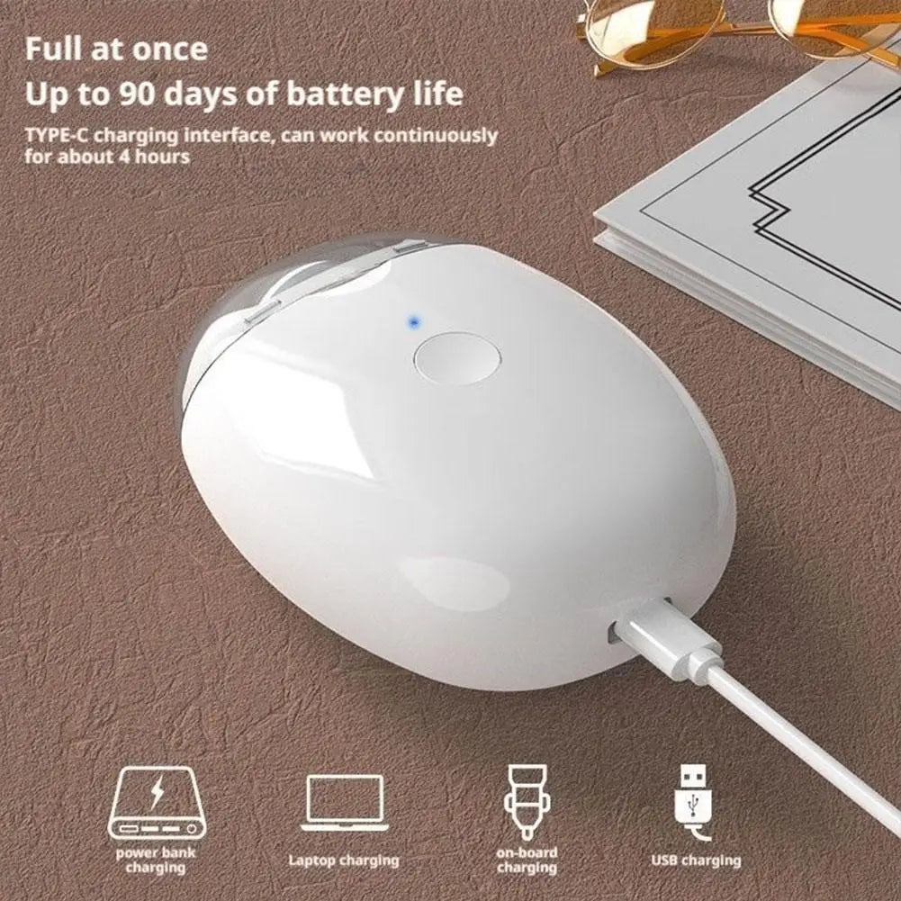 2-in-1 Electric Nail Clipper & Grinder with LED Light | Baby & Adult